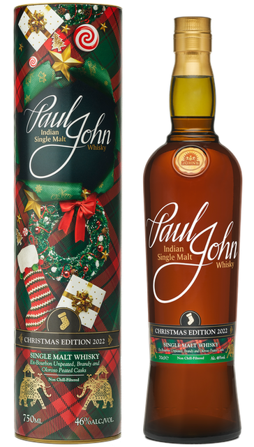 Christmas Edition 2022 - Paul John Indian Single Malt Whisky