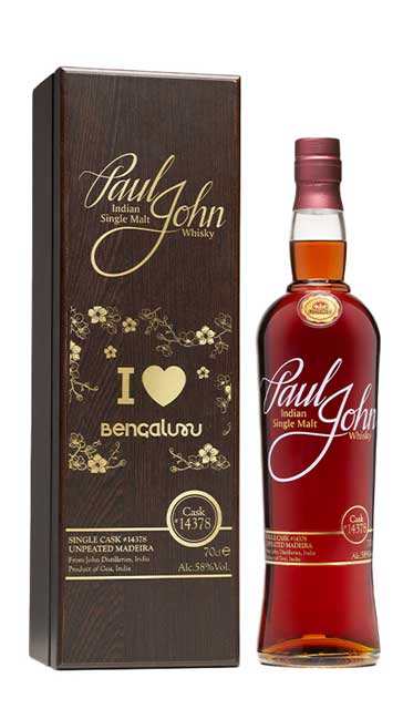 Single Cask Unpeated Madeira - Paul John Indian Single Malt Whisky