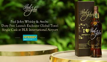 Paul John Whisky & Avolta Duty Free Launch Exclusive Global Travel Single Cask at BLR International Airport