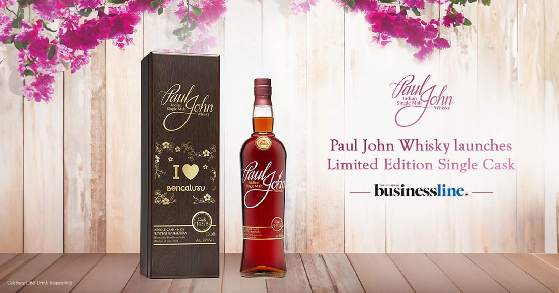 Paul John Whisky launches limited edition single cask