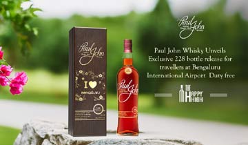 Paul John Whisky Unveils Exclusive 228 bottle release for travellers at Bengaluru International Airport Duty free